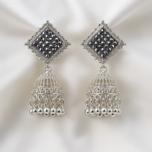 Silver Jhumka Earring