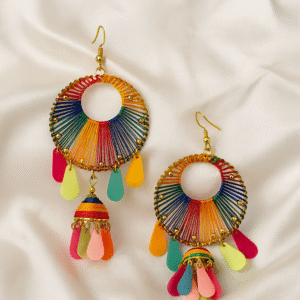 Festival Wear Colourful Jhumka