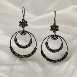 Black Metal Jhumka