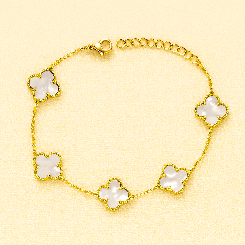 White Clove Bracelet