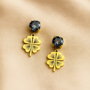 Lucky Clover Hanging Earrings