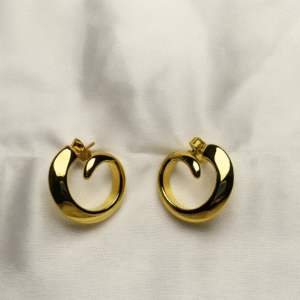 Curved Hoop Earrings