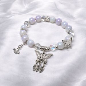 Butterfly Charm Beaded Bracelet